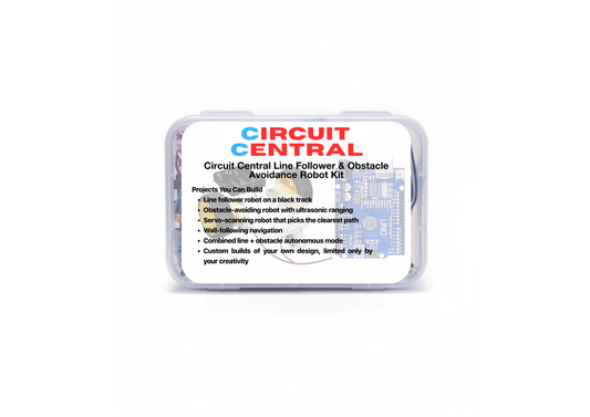 Circuit Central Line Follower & Obstacle Avoidance Robot Kit