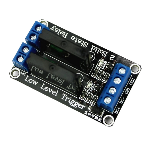 2‑Channel Relay Module 5V (Opto‑isolated)